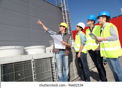 Group Of Students In Professional Training