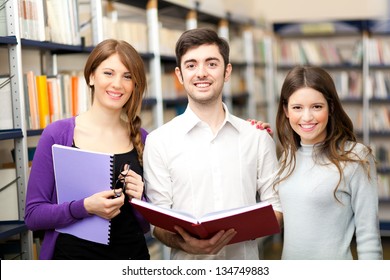 Group Students Standing Library Stock Photo 134749883 | Shutterstock