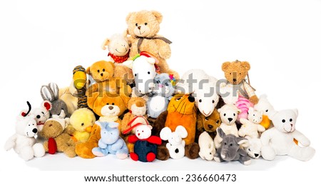 Group of stuffed animals