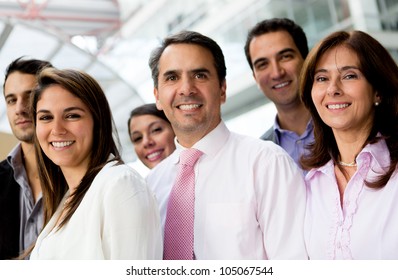 Group Of Successful Business People Lat The Office