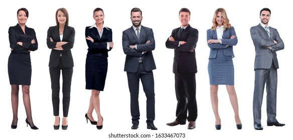 Group Successful Business People Standing Row Stock Photo (Edit Now ...