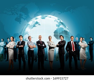 Group of successful confident businesspeople. Globalization concept - Powered by Shutterstock