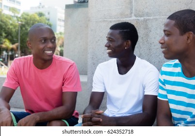 Group Of Talking African American Immigrants