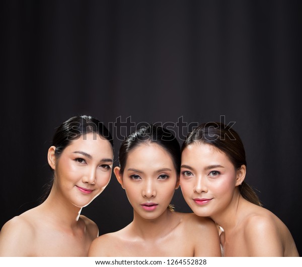 Group Of Naked Asian Women