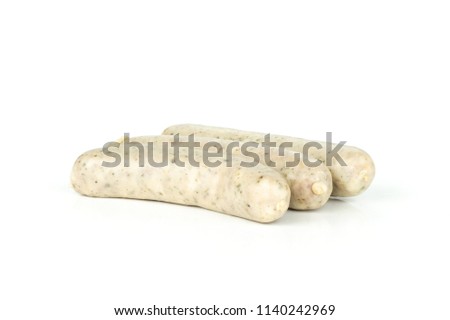 Similar – Image, Stock Photo Bavarian veal sausage with pretzel