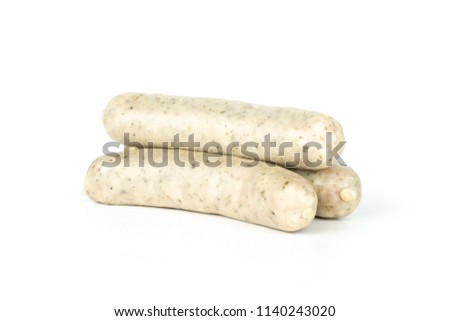 Similar – Image, Stock Photo Bavarian veal sausage with pretzel