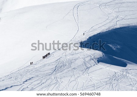 Similar – Foto Bild Skitour | Aufstieg | Arlberg | Österreich