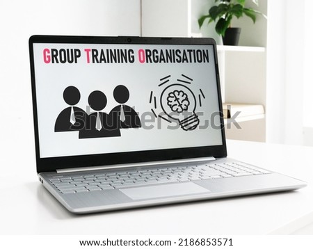 Group training organisation GTO is shown using a text