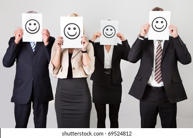 Group of unidentifiable business people - Powered by Shutterstock