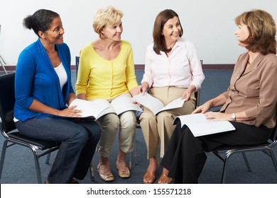 Group Of Women At Book Club