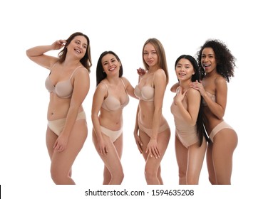 Nude women body shapes