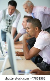 Group Of Young Adults In Business Training Course