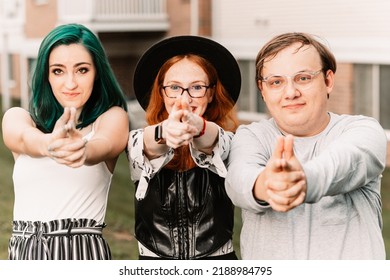 Group Of Young Adults Hanging Out