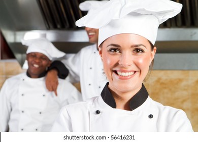 Restaurant Staff Inside Industrial Kitchen Stock Photo 56418562 ...