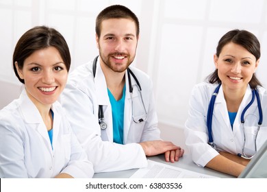 Group Of Young Doctors