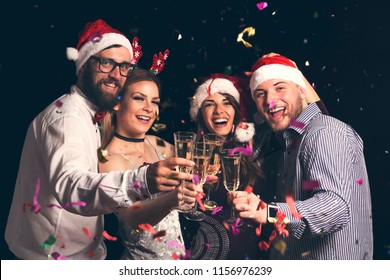 Group Young Friends New Years Eve Stock Photo 1156976239 | Shutterstock