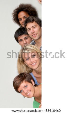 Similar – Group of people in swimsuit having funoutdoors