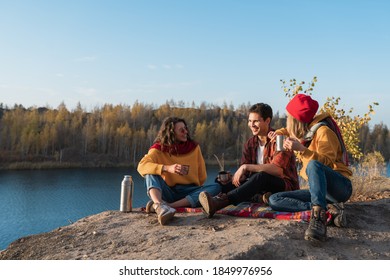 The group of young people are resting in nature. - Powered by Shutterstock