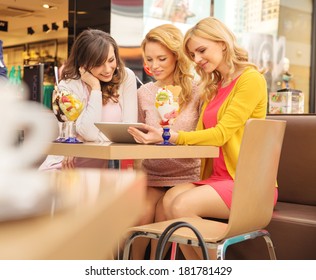 Group Of Young Women Drinking Coffee