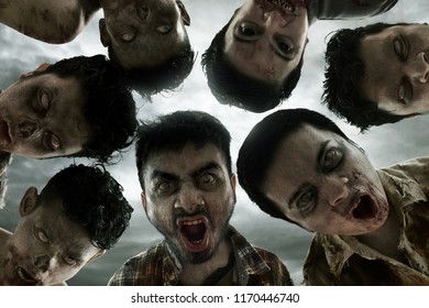 Group Of Zombies