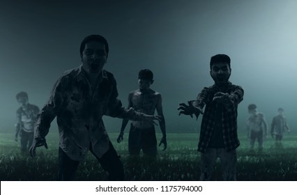 Group Of Zombies