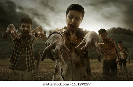 Group Of Zombies