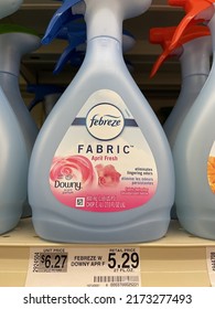 Grovetown, Ga USA - 06 10 22: Febreze Fabric Freshener