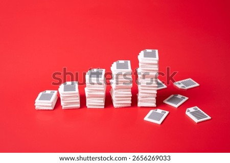 Growing bureaucracy. Growing stack of bureaucratic processes reflects administrative overload. Delayed approvals, excessive regulation, outdated systems. Cost of inefficiency in government or business