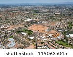 Growing Gilbert, Arizona viewed from above looking from the SE to the NW