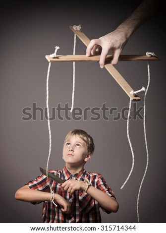 Growing-up concept