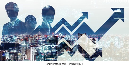Growth of business concept. Promotion. Improvement. - Shutterstock ID 1401379394