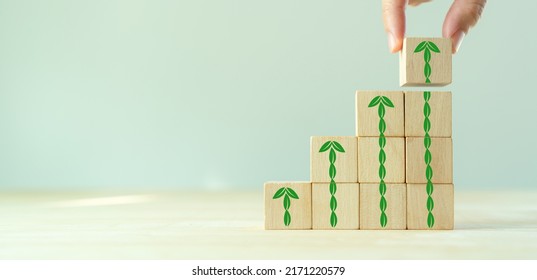 Growth Of ESG And Sustainable Investment Concept. Investment For Green Growth. Responsible Business Practices Addressing Climate Change And Driving The Shift To A Low-carbon Economy. ESG Investing.