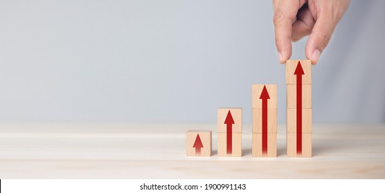 Growth Graph Arrows Ladder Career Path Stock Photo 1900991143 ...