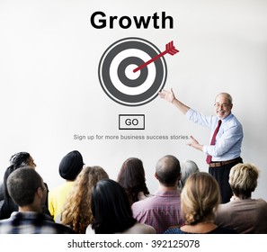 Growth Progress Development Icon Concept
