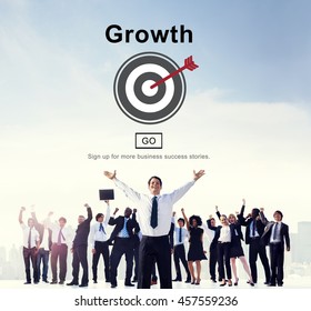 Growth Progress Development Icon Concept