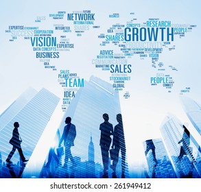 Growth Sales Vision Team Network Idea Stock Photo 261949412 | Shutterstock