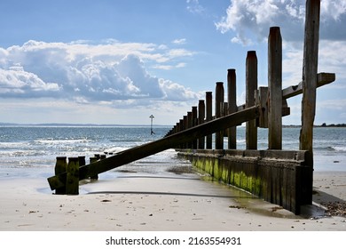 Groyne On The Beach At West Wittering Beach