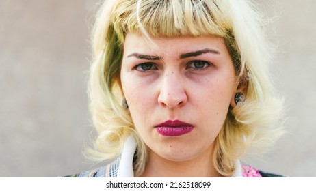 The Grudge And Fury Between Women At Work, Angry Woman , Upset And Furious Young Girl