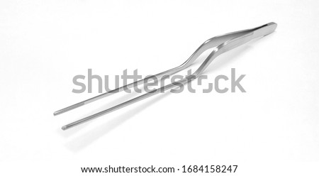 Gruenwald Bayonet Nasal Dressing Forceps. Ear Nose and Throat Surgical Instrument.