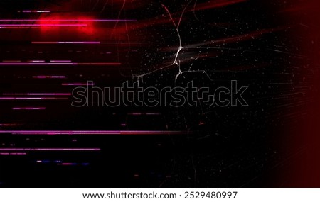 grunge abstract background damaged screen. Red glitch noise on black texture scratched with dust.Absctract scratched background. Retro texture. Grunge paper .Unique Design Abstract Digital Pixel Noise
