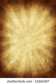 Grunge Background With Radial Bursts