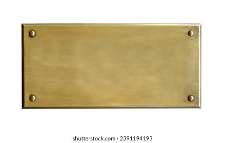 Premium Photo  Gold brass plate