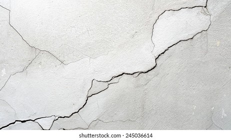 Grunge concrete cement wall with crack in industrial building, great for your design and texture background  - Shutterstock ID 245036614