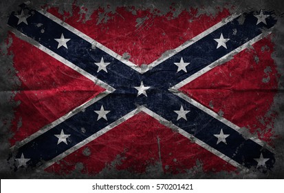 Grunge Confederate Flag