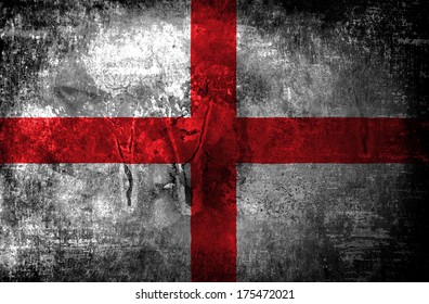 Grunge England Flag 