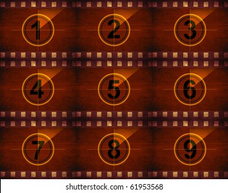 grunge film countdown - Powered by Shutterstock