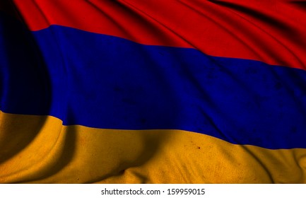 Grunge flag of Armenia - Shutterstock ID 159959015