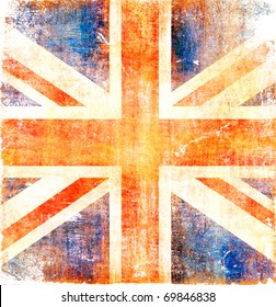 Grunge Flag Of England