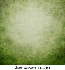 Grunge Green Canvas Background