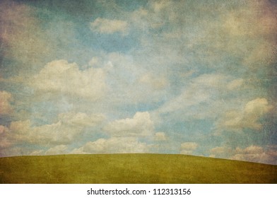 Field Sky Vintage Background Stock Illustration 69296803 | Shutterstock